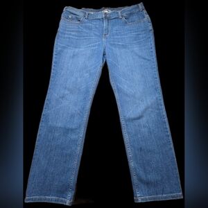 Duluth Trading Co Women’s 16x29 Straight Leg Jeans Medium Wash Denim